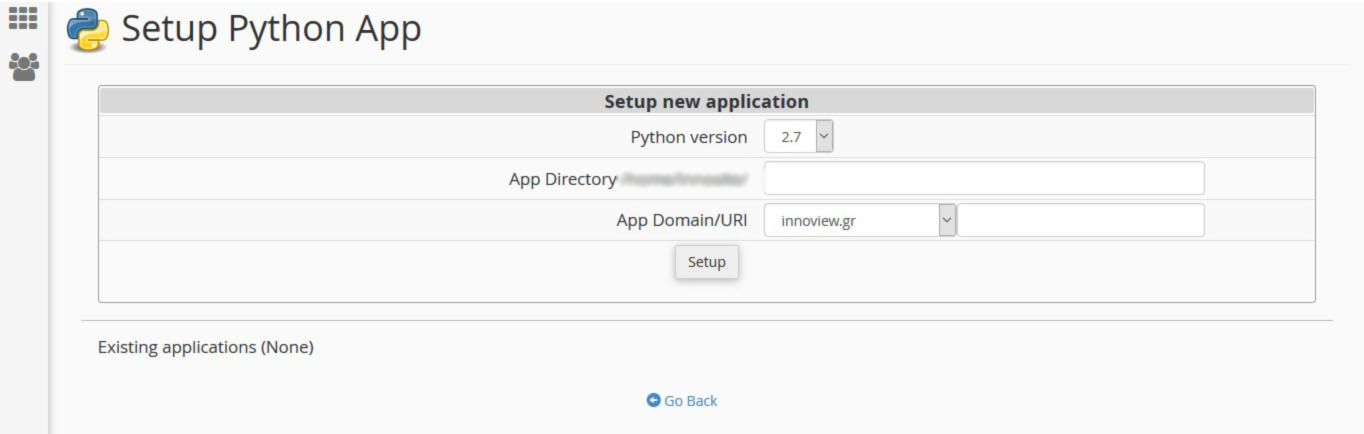 Setup Python App
